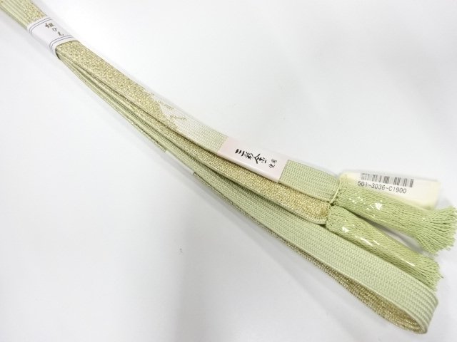 大特価品　上質　未使用品　正絹　撚り房　手組帯締め